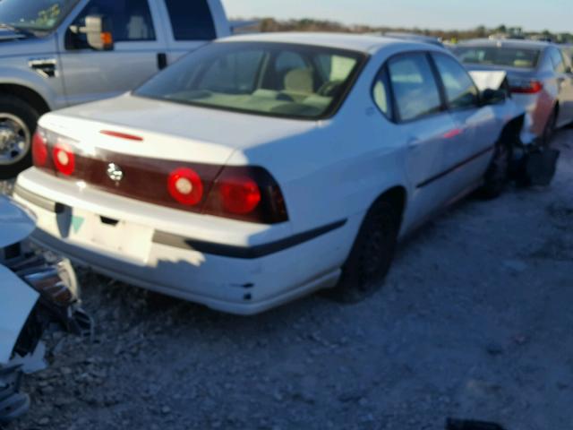 2G1WF55EXY9147625 - 2000 CHEVROLET IMPALA WHITE photo 4