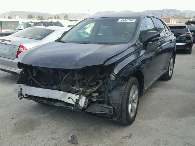 JTJZB1BA1B2004365 - 2011 LEXUS RX 450 BLACK photo 2