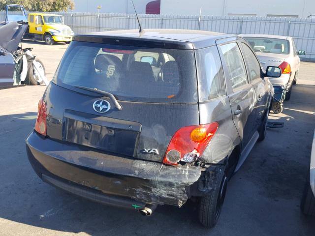 JTKKT624450110195 - 2005 TOYOTA SCION XA შავი ფოტო 4