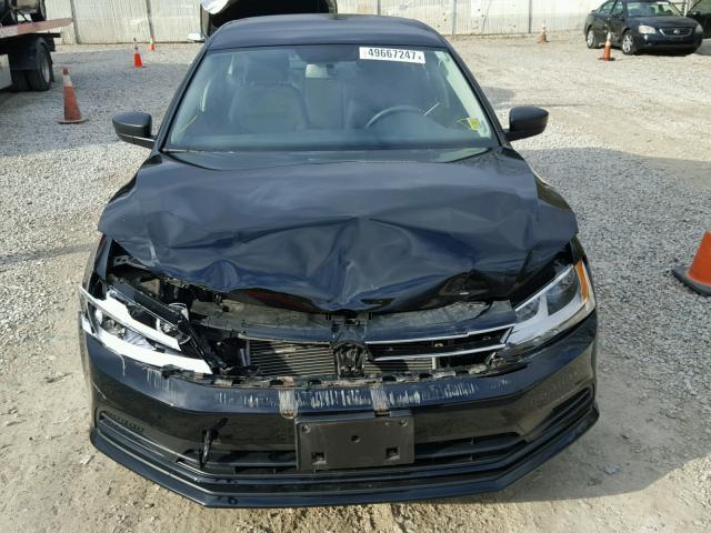 3VW267AJ2GM247791 - 2016 VOLKSWAGEN JETTA S BLACK photo 9