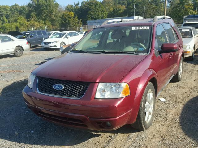1FMDK06195GA64026 - 2005 FORD FREESTYLE RED photo 2