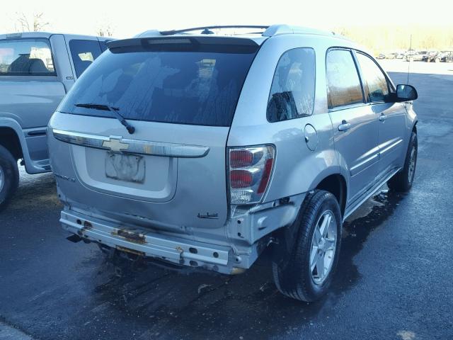 2CNDL63F056130334 - 2005 CHEVROLET EQUINOX LT SILVER photo 4