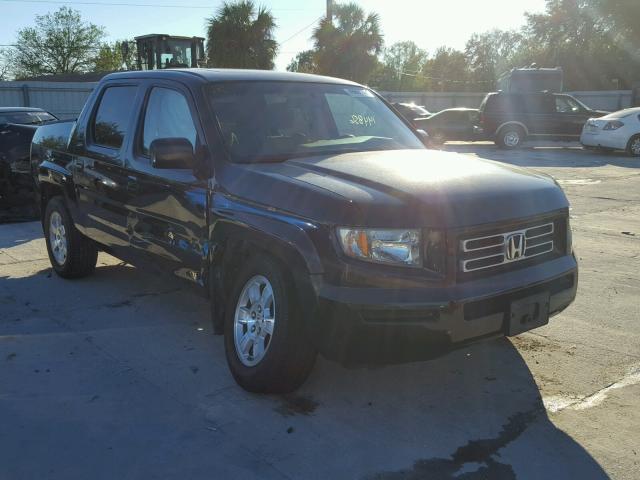 2HJYK16528H524078 - 2008 HONDA RIDGELINE BLACK photo 1