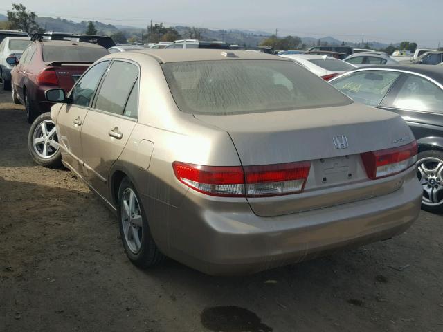 1HGCM56744A027013 - 2004 HONDA ACCORD EX GOLD photo 3