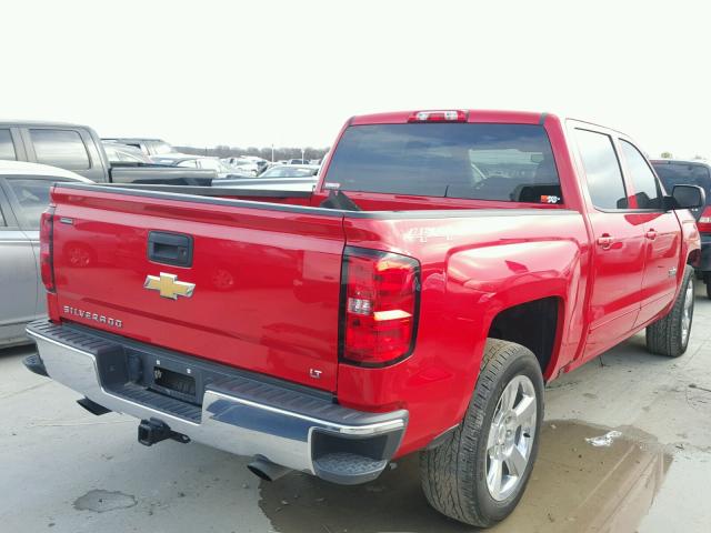 3GCUKREC7GG347575 - 2016 CHEVROLET SILVERADO RED photo 4