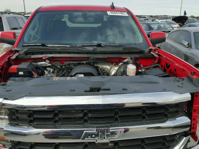 3GCUKREC7GG347575 - 2016 CHEVROLET SILVERADO RED photo 7