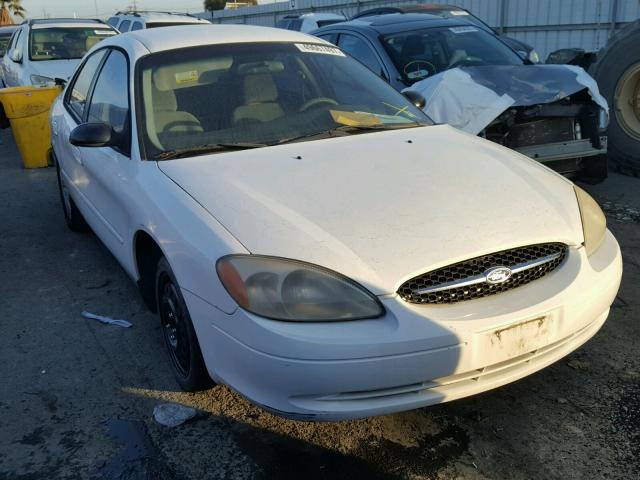 1FAFP52U51A146513 - 2001 FORD TAURUS LX WHITE photo 1