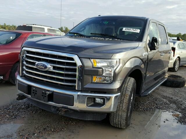 1FTEW1EG9FFC81821 - 2015 FORD F150 SUPER CHARCOAL photo 2