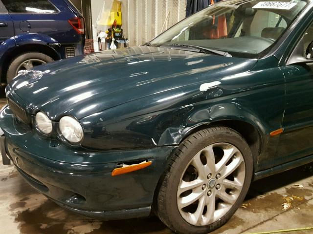 SAJEA53D02XC48858 - 2002 JAGUAR X-TYPE SPO GREEN photo 9