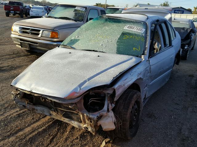 2HGEJ661XYH561370 - 2000 HONDA CIVIC BASE Gümüş foto 2