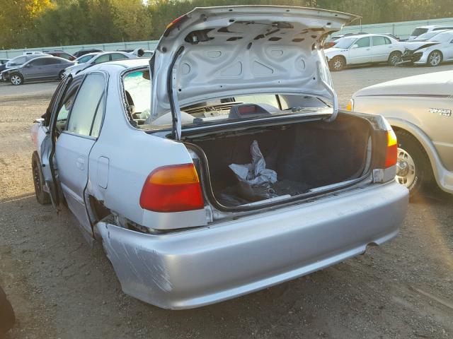 2HGEJ661XYH561370 - 2000 HONDA CIVIC BASE Gümüş foto 3