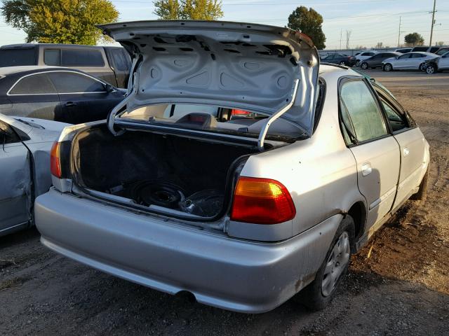 2HGEJ661XYH561370 - 2000 HONDA CIVIC BASE Gümüş foto 4