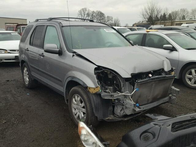 JHLRD78806C056061 - 2006 HONDA CR-V EX GRAY photo 1