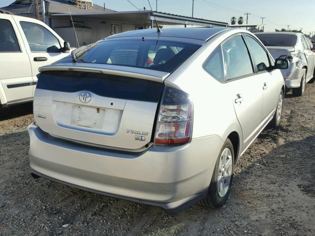 JTDKB20U557012323 - 2005 TOYOTA PRIUS SILVER photo 4