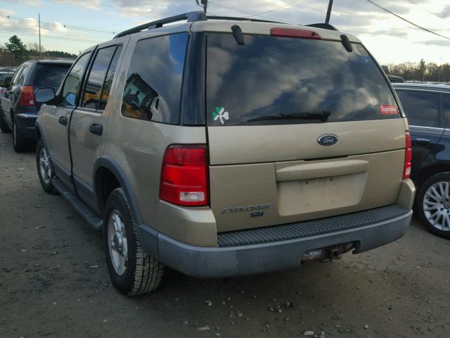 1FMZU73K83UC33733 - 2003 FORD EXPLORER X GOLD photo 3