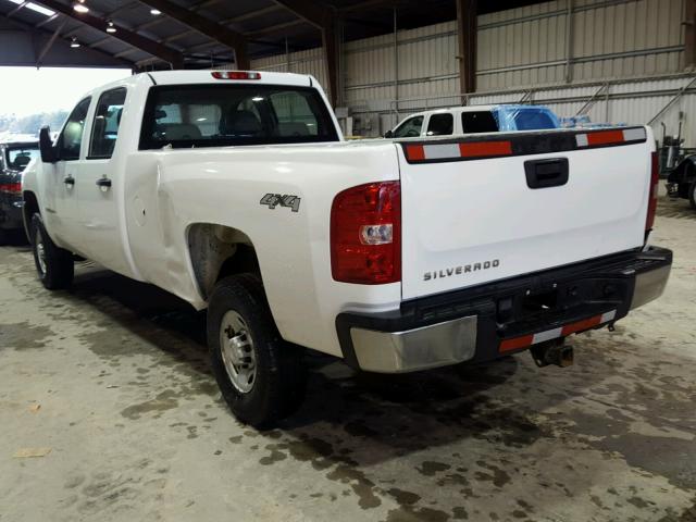 1GCHK43K29F136691 - 2009 CHEVROLET SILVERADO WHITE photo 3