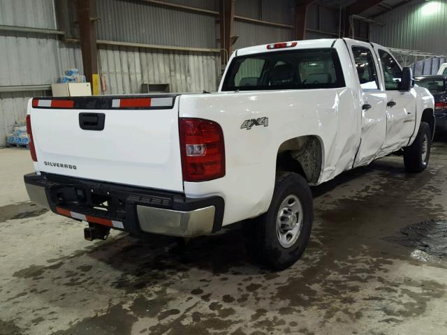 1GCHK43K29F136691 - 2009 CHEVROLET SILVERADO WHITE photo 4