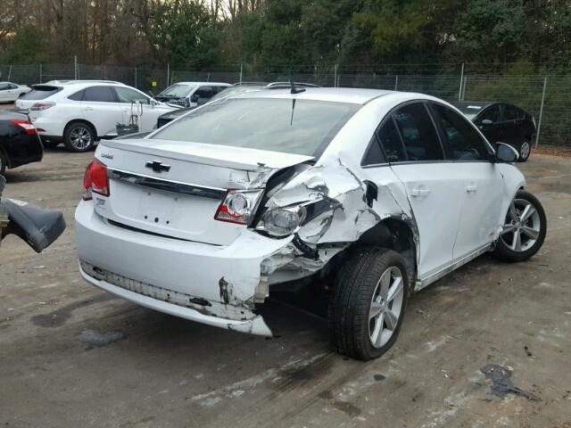 1G1PE5SB5E7366961 - 2014 CHEVROLET CRUZE LT WHITE photo 4