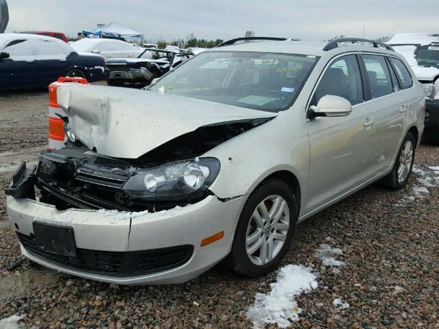 3VWPL7AJ0CM646207 - 2012 VOLKSWAGEN JETTA TDI SILVER photo 2