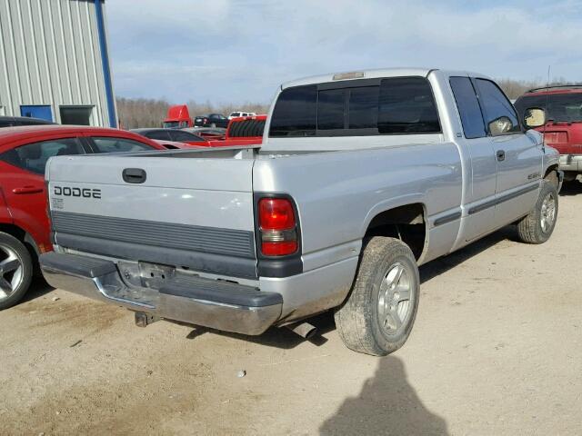 1B7HC13Y6WJ172540 - 1998 DODGE RAM 1500 SILVER photo 4