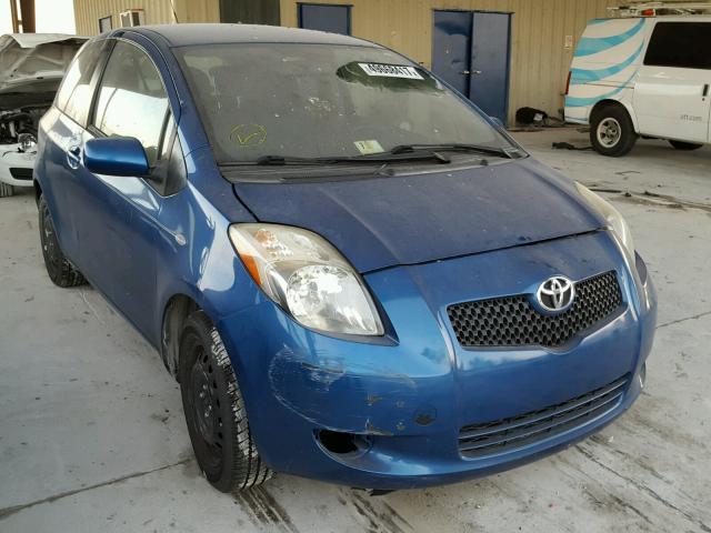 JTDJT903385168949 - 2008 TOYOTA YARIS BLUE photo 1