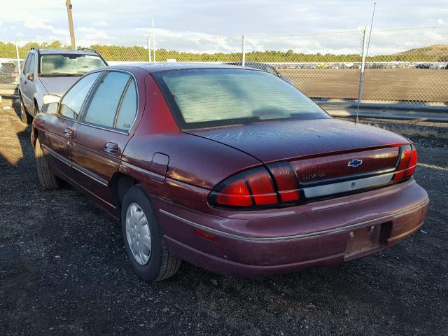 2G1WL52M4X9176055 - 1999 CHEVROLET LUMINA BAS მუქწითელი ფოტო 3
