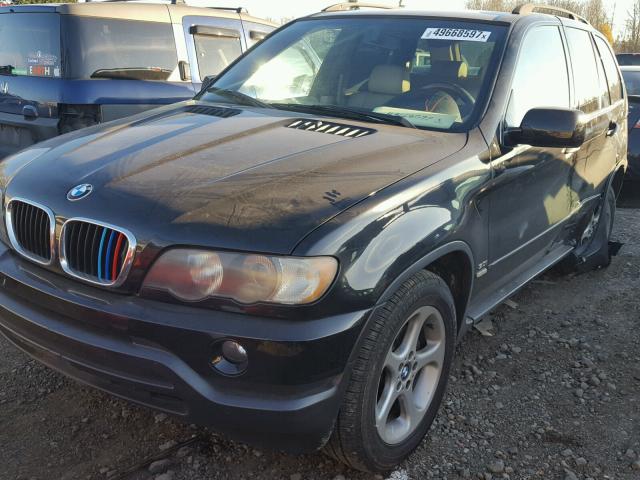 WBAFA53541LP20393 - 2001 BMW X5 3.0I BLACK photo 2