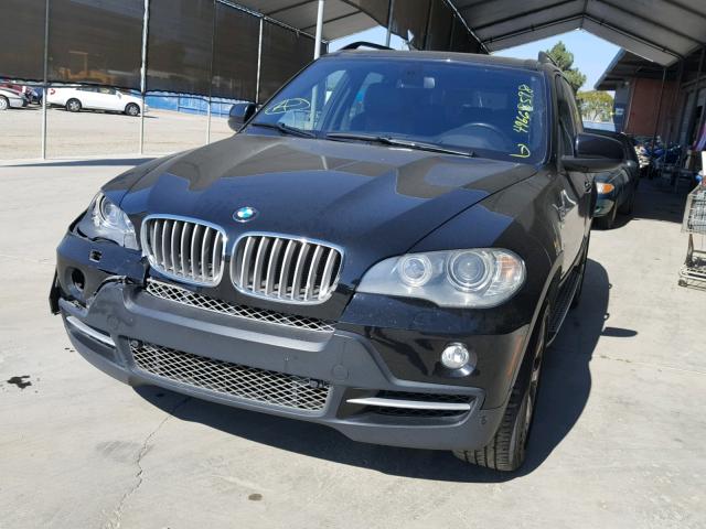 5UXFE83519L170668 - 2009 BMW X5 XDRIVE4 BLACK photo 2