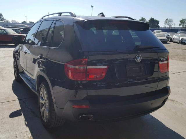 5UXFE83519L170668 - 2009 BMW X5 XDRIVE4 BLACK photo 3