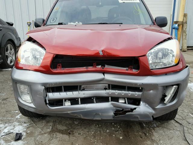 JTEGH20V830095163 - 2003 TOYOTA RAV4 RED photo 9