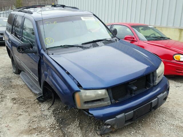 1GNDT13S922191427 - 2002 CHEVROLET TRAILBLAZE BLUE photo 1