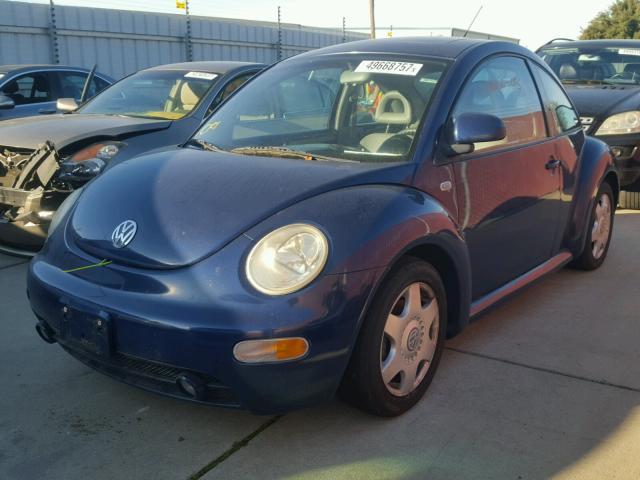 3VWCK21C51M427097 - 2001 VOLKSWAGEN NEW BEETLE ლურჯი ფოტო 2