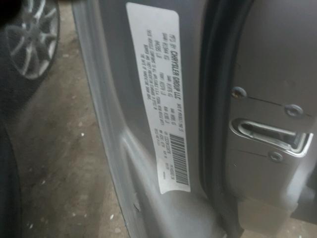 1C3CDFBA1DD302796 - 2013 DODGE DART SXT SILVER photo 10