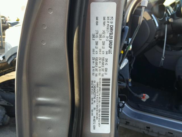 1C4RDHAG4EC277746 - 2014 DODGE DURANGO SX GRAY photo 10