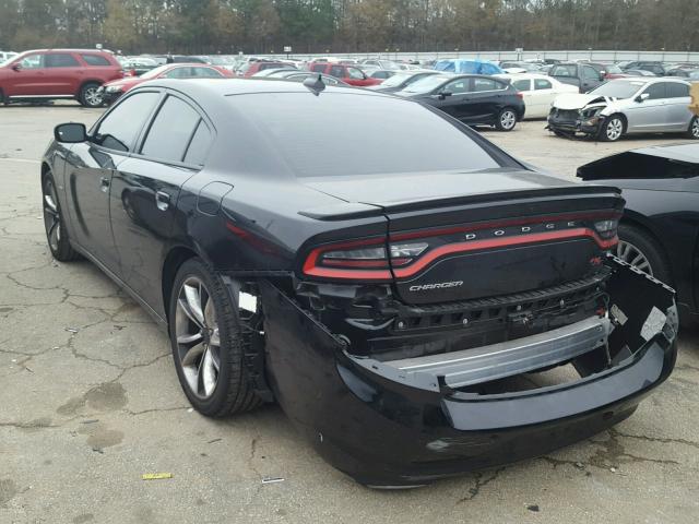 2C3CDXCT5GH242308 - 2016 DODGE CHARGER R/ BLACK photo 3