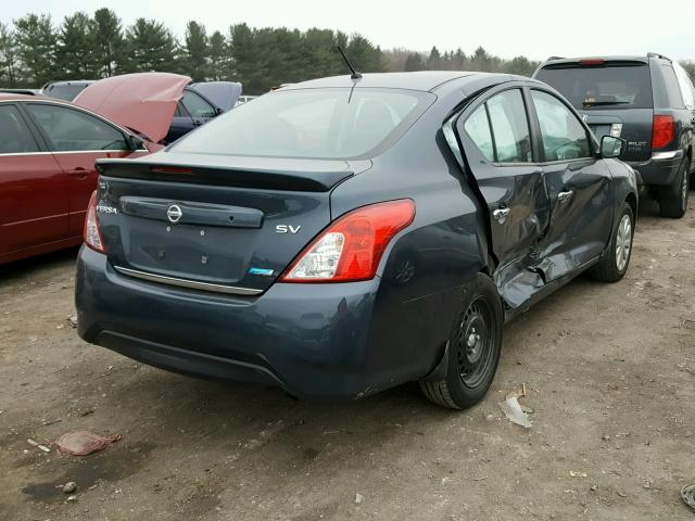 3N1CN7AP9GL875676 - 2016 NISSAN VERSA S BLACK photo 4