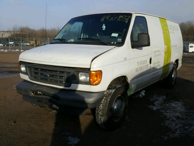 1FTNE24W36DB24492 - 2006 FORD ECONOLINE WHITE photo 2