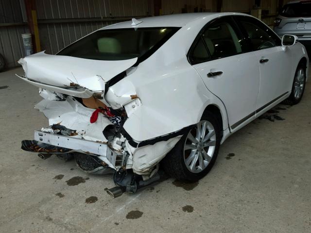 JTHBK1EGXA2346446 - 2010 LEXUS ES 350 WHITE photo 4