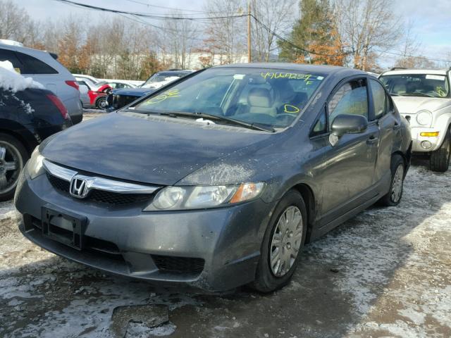 2HGFA163X9H530534 - 2009 HONDA CIVIC VP GRAY photo 2