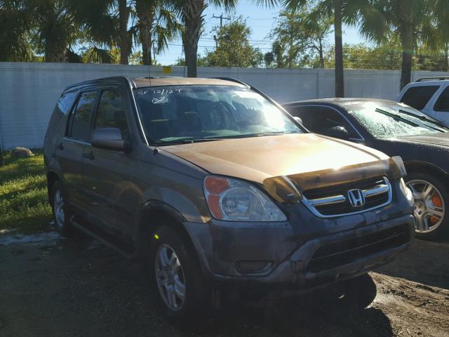 JHLRD78842C074735 - 2002 HONDA CR-V EX GOLD photo 1