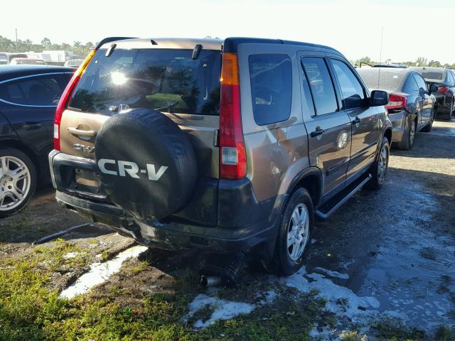 JHLRD78842C074735 - 2002 HONDA CR-V EX GOLD photo 4