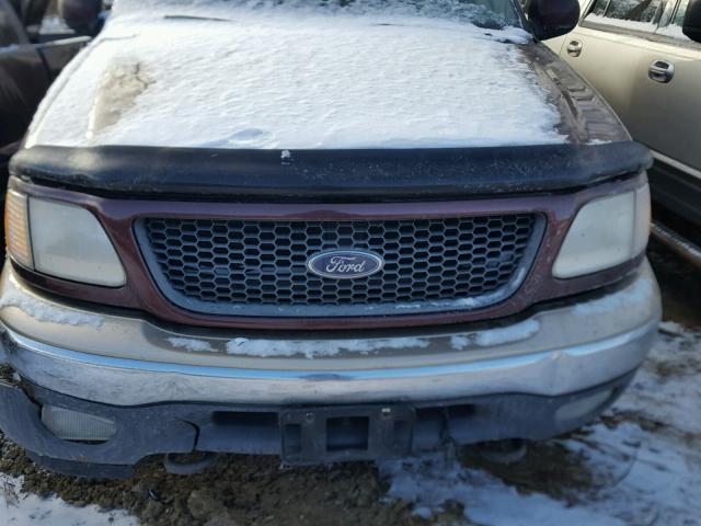 1FTRX18W5YKA42228 - 2000 FORD F150 MAROON photo 7