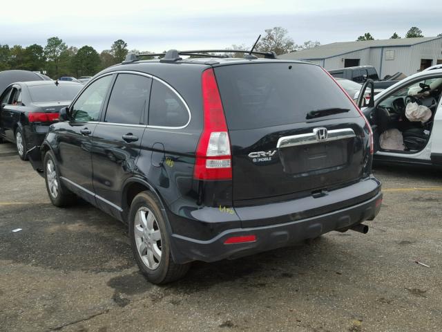 JHLRE38798C056298 - 2008 HONDA CR-V EXL BLACK photo 3