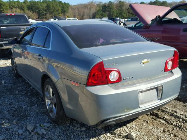 1G1ZH57B49F230776 - 2009 CHEVROLET MALIBU 1LT BLUE photo 3