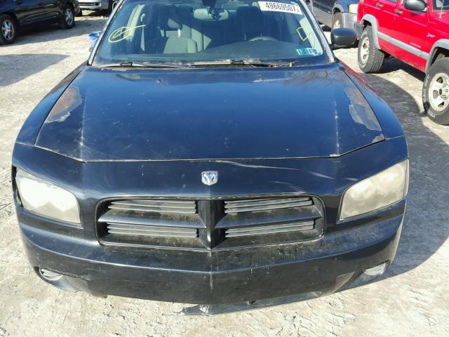 2B3KA43R56H310593 - 2006 DODGE CHARGER SE BLACK photo 7