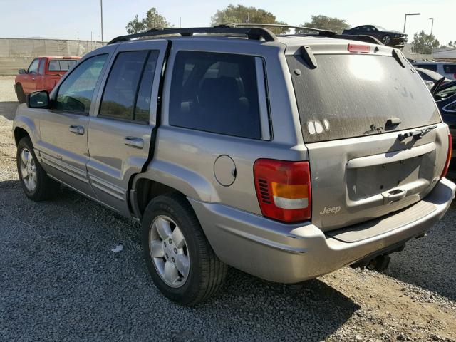 1J4GX58N51C551218 - 2001 JEEP GRAND CHER GRAY photo 3