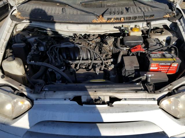 4N2ZN15T81D825941 - 2001 NISSAN QUEST GXE WHITE photo 7