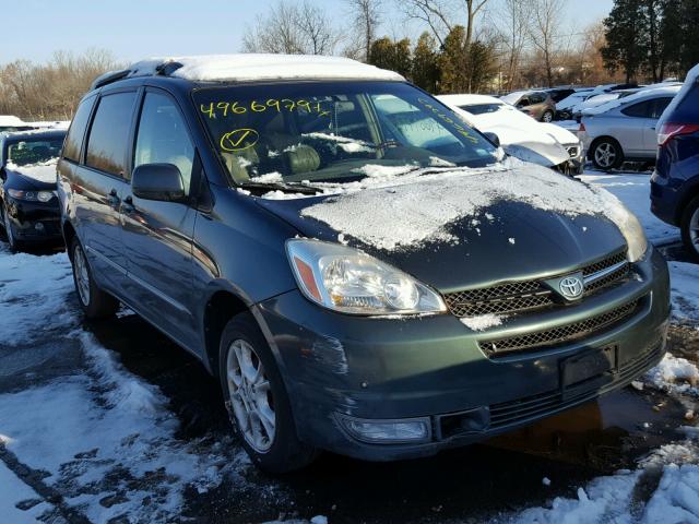 5TDBA22C34S019170 - 2004 TOYOTA SIENNA XLE GREEN photo 1