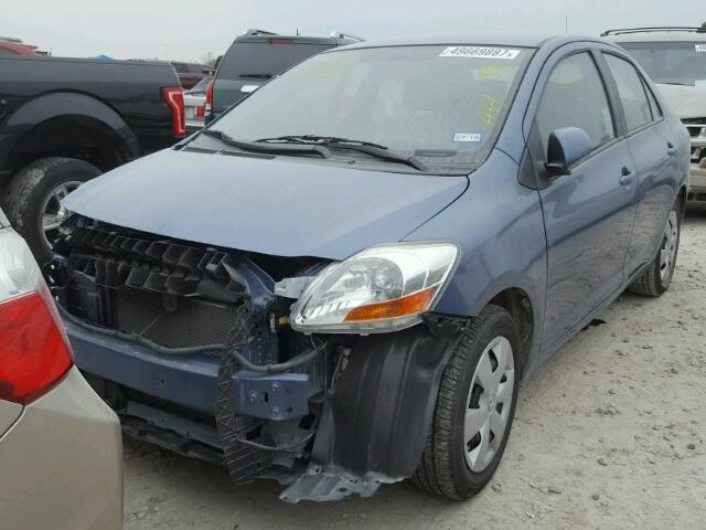 JTDBT923681286826 - 2008 TOYOTA YARIS BLUE photo 2