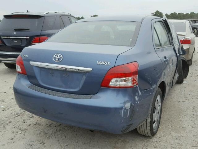 JTDBT923681286826 - 2008 TOYOTA YARIS BLUE photo 4